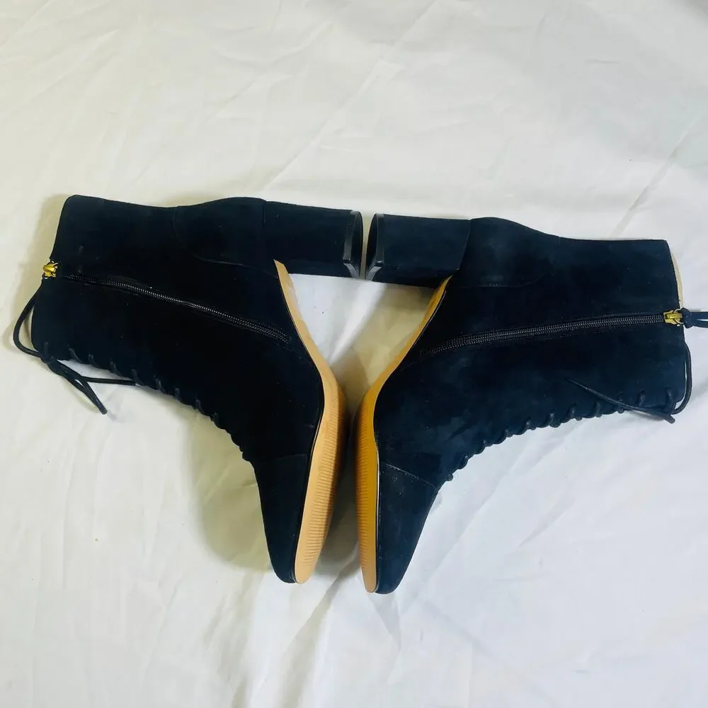 NWT J. Crew Suede Lace Up Boots